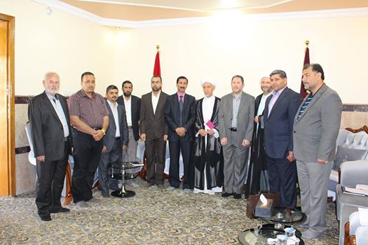 اجتماع في مقر المركز بحضور الشيخ مازن الكربلائي