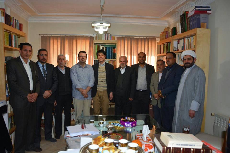 زياره الوفد للسيد علي موجاني