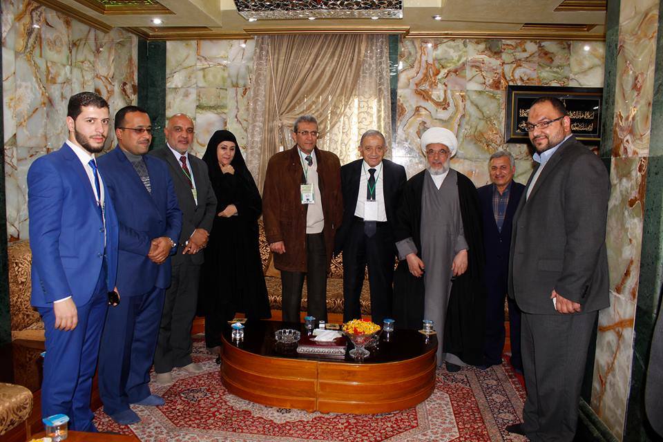 الوفد اللبناني يزور سماحة الشيخ عبد المهدي الكربلائي (دام توفيقه )