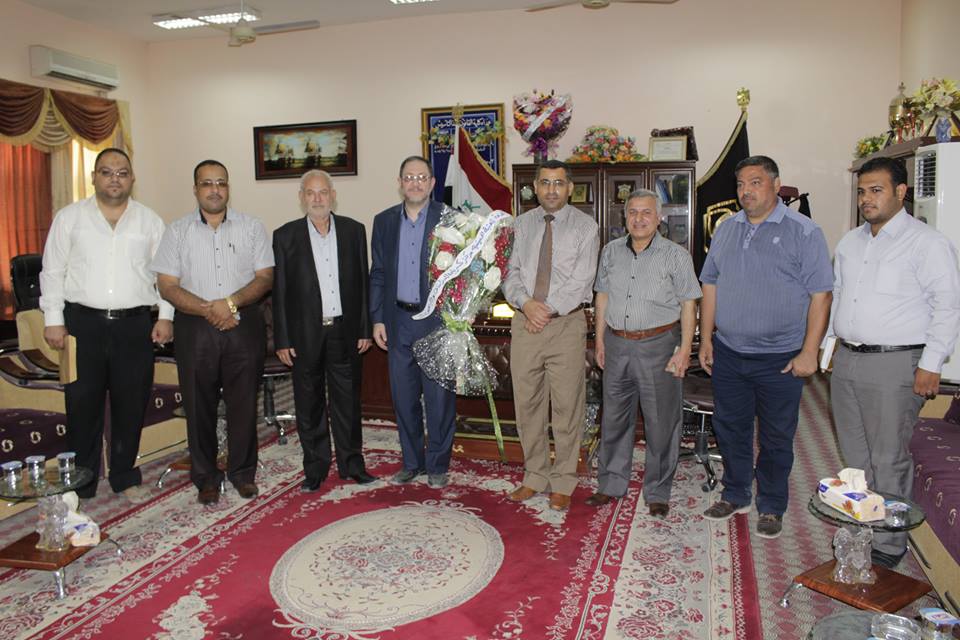 زيارة عمادة كلية القانون / جامعة كربلاء من قبل المركز