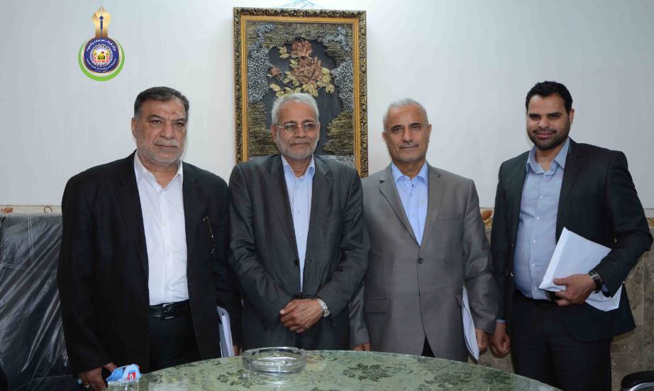 وفد من المركز يزور جامعة اهل البيت