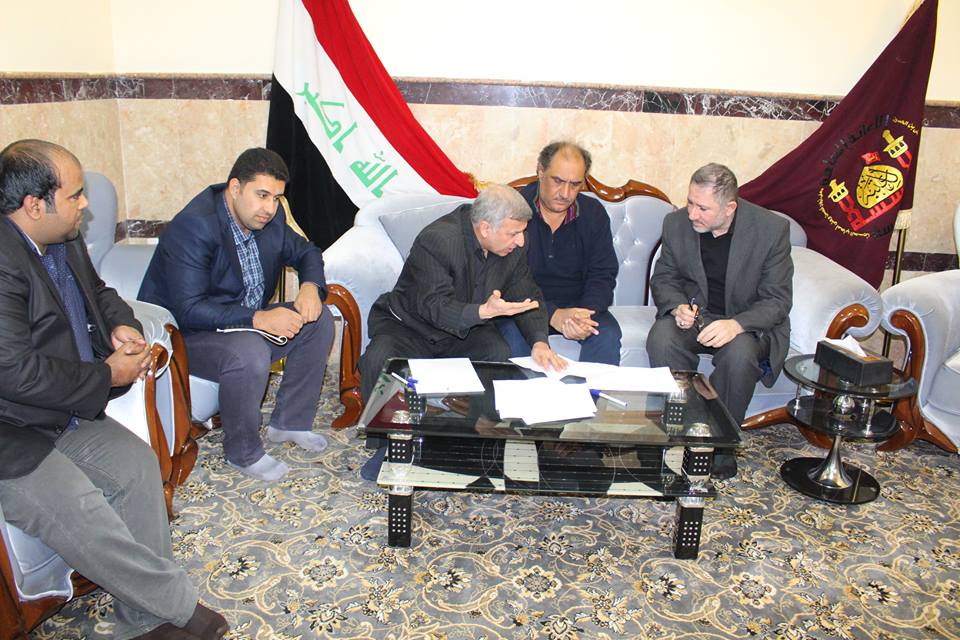 وفد من مركز بيت الحكمة في ضيافة المركز