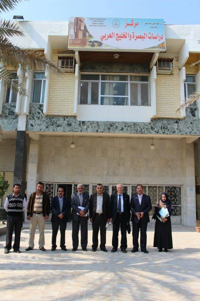 زيارة وفد المركز الى مركز دراسات البصرة والخليج العربي