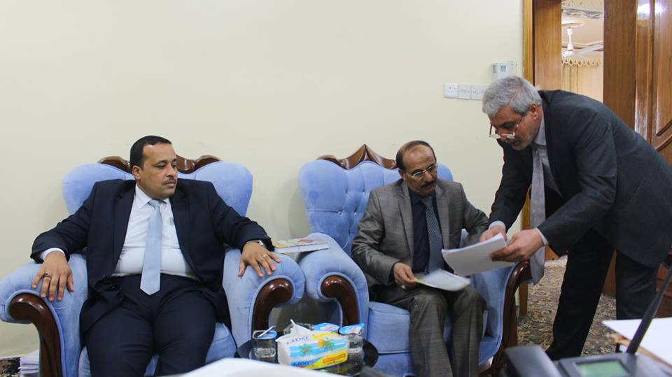 زيارة الدكتور طالب الشمري الى المركز