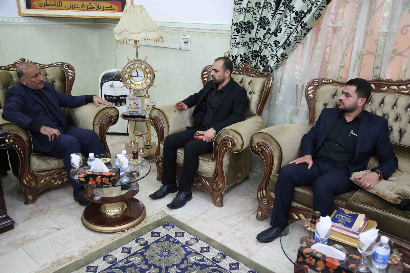 وفد مركز كربلاء للدراسات والبحوث يزور محافظة كربلاء المقدسة