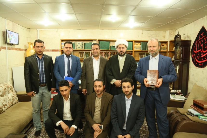 زيارة مركز كربلاء للدراسات والبحوث الى قسم شؤون المعارف الاسلامية في العتبة العباسية