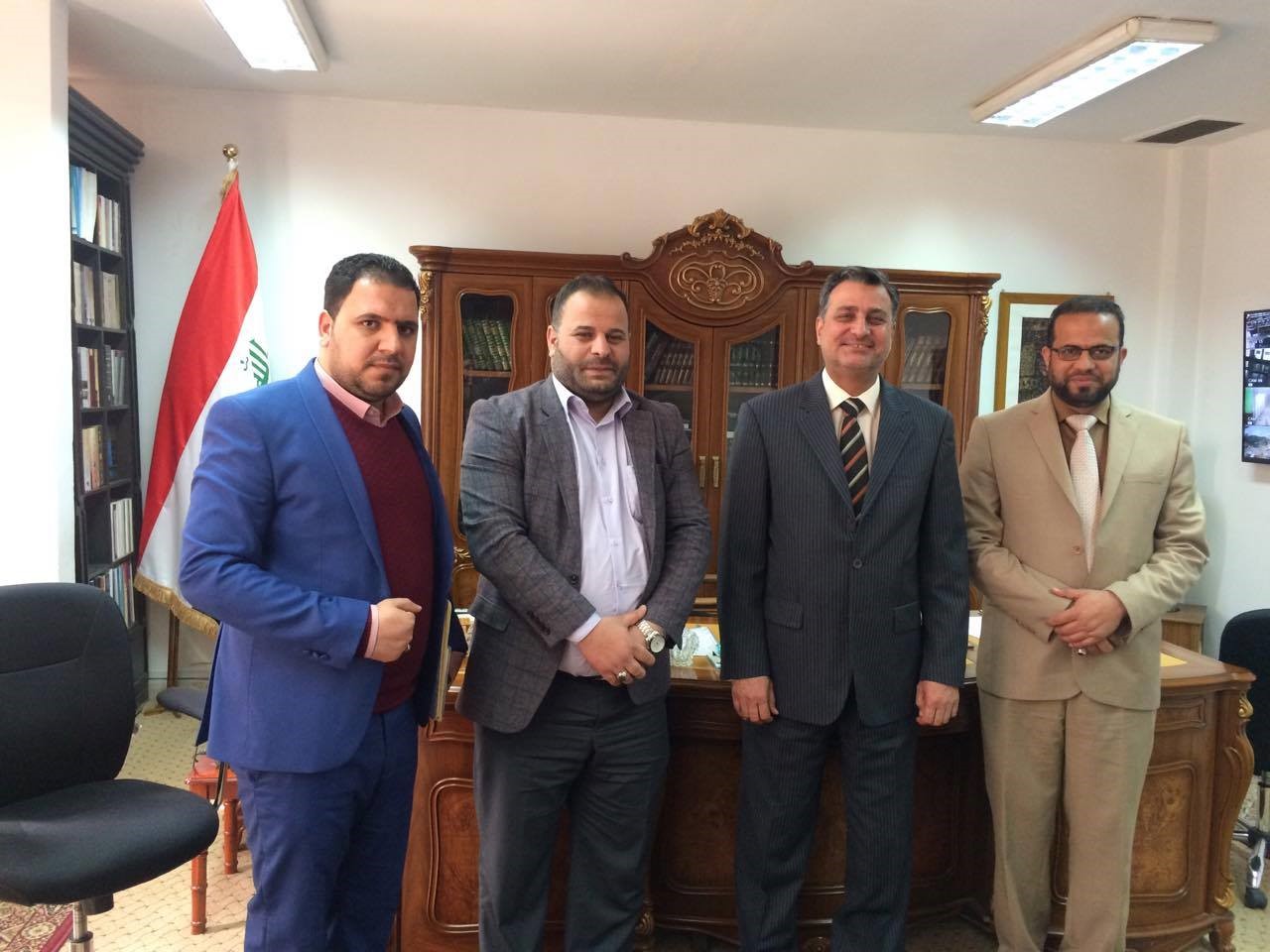 زيارة مركز كربلاء للدراسات والبحوث  الى دار الكتب والوثائق الوطنية في بغداد