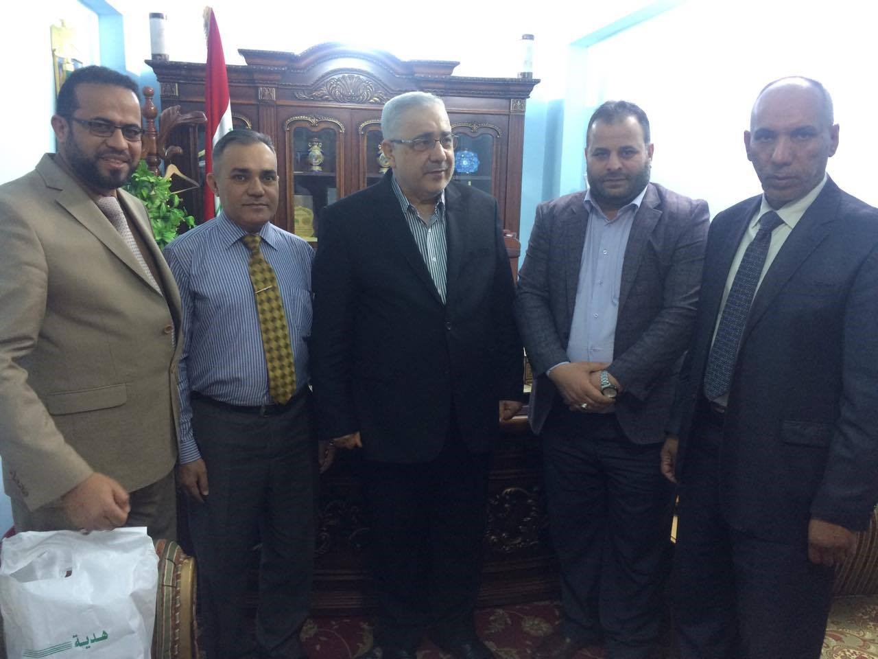 مركز كربلاء للدراسات والبحوث في زيارة الى ديوان الوقف الشيعي في بغداد