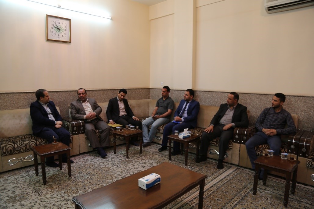 زيارة مركز كربلاء للدراسات والبحوث الى مؤسسة ال البيت (ع)