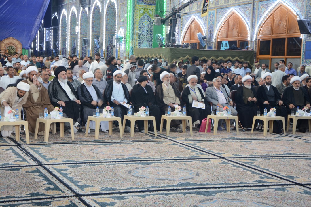 برعاية المتولي الشرعي للعتبة الحسينية سماحة الشيخ عبد المهدي الكربلائي (دام عزه )