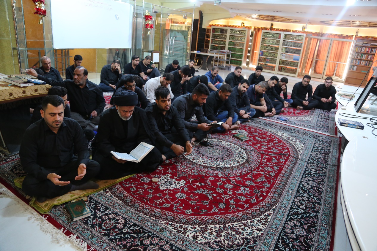 في ذكرى شهادة امير المؤمنين (ع) اقامة مجلس عزاء في مركز كربلاء للدراسات والبحوث