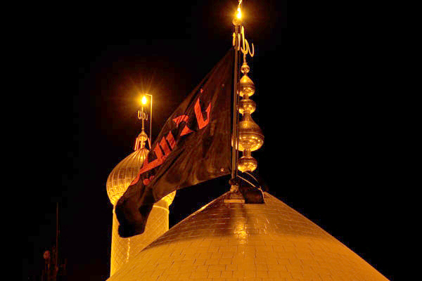 تبديل راية قبة الامام الحسين (1محرم)