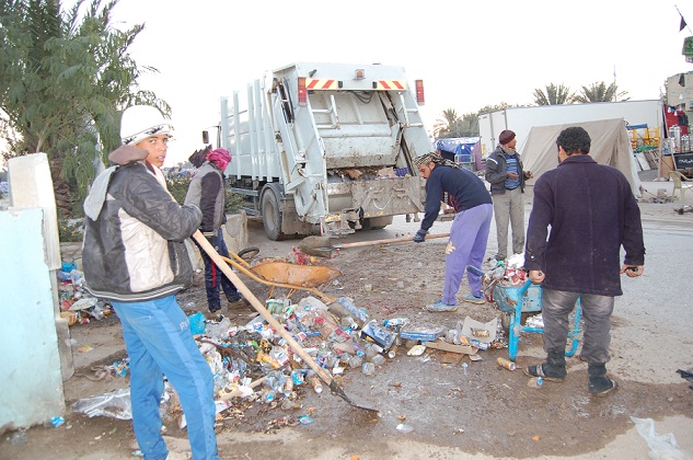 بلدية الهندية في خدمة زوار الحسين (عليه السلام)