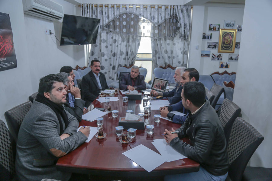 مركز كربلاء للدراسات والبحوث يعقد اجتماعاً مع مفتشية اثار وتراث كربلاء