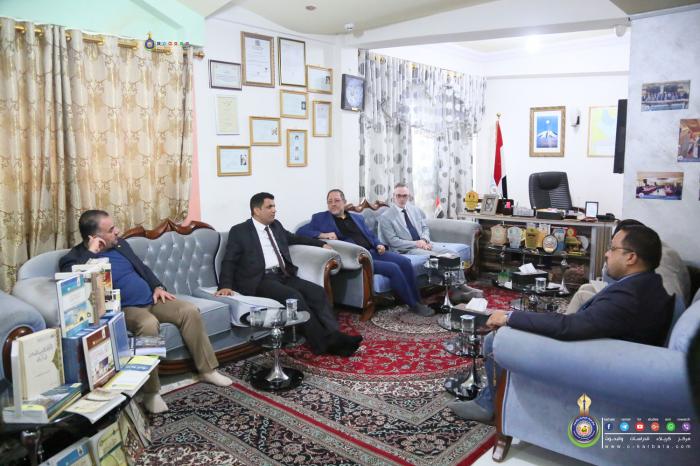 النائب حامد الموسوي عضو مجلس النواب في ضيافة المركز