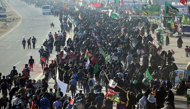النجف وبابل تستقبل حشود الزائرين القادمين من الديوانيّة