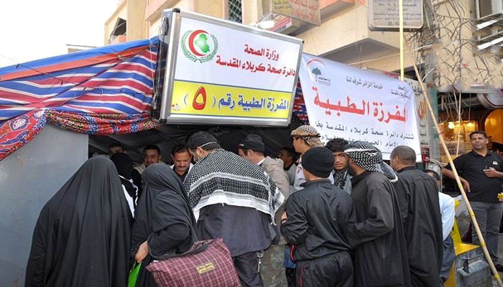 المفارز الطبية تنتشر في كربلاء المقدسة استعداداً لخدمة زوار الامام الحسين (ع)