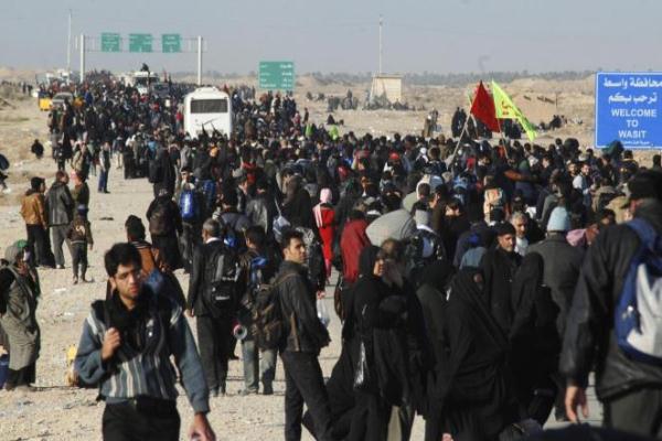 تقرير حكومي: أعداد كبيرة أخرى من الزائرين الإيرانيين في طريقهم الى كربلاء