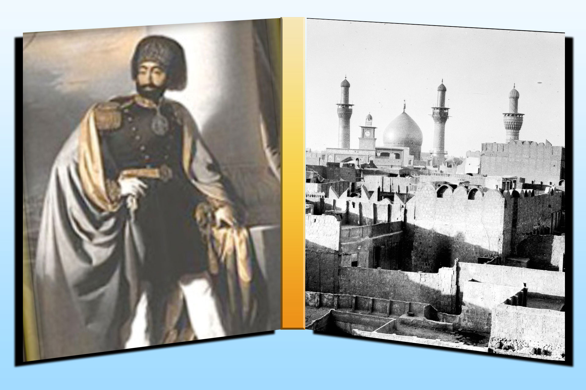 ما هو موقف داود باشا من الأوضاع الداخلية في كربلاء