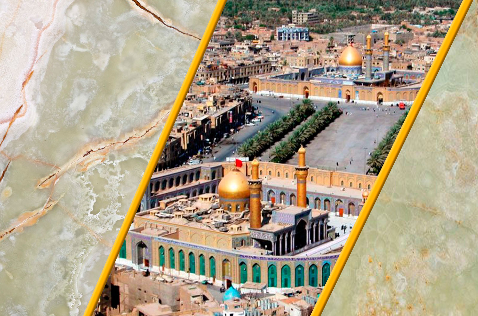 توسيع الصحن الحسيني وفرشه بالرخام 1283هـ