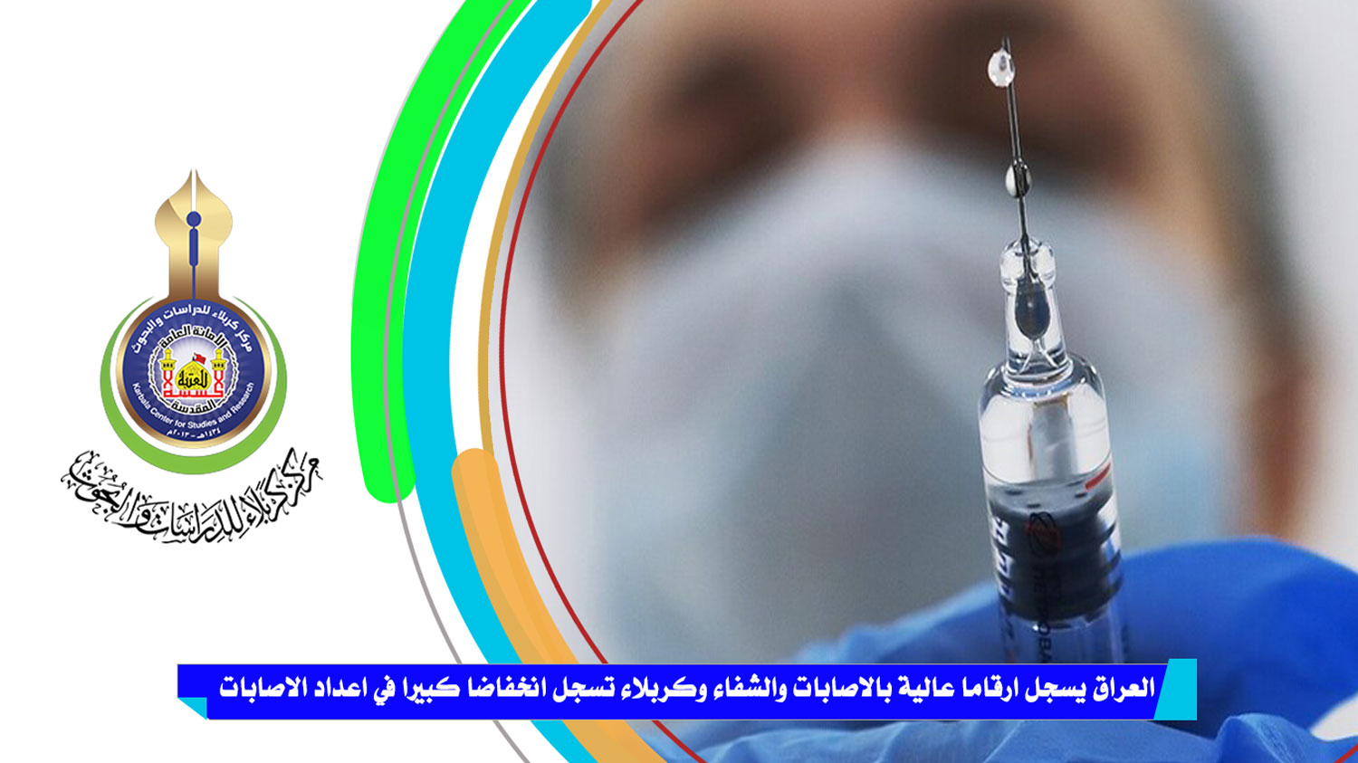 العراق يسجل أرقاماً عالية بالإصابات والشفاء وكربلاء تسجل إنخفاضاً كبيراً في أعداد الإصابات