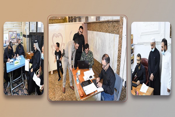 إعداد المواكب الحسينية المتواجدة في كربلاء لإحياء مراسيم زيارة الاربعين
