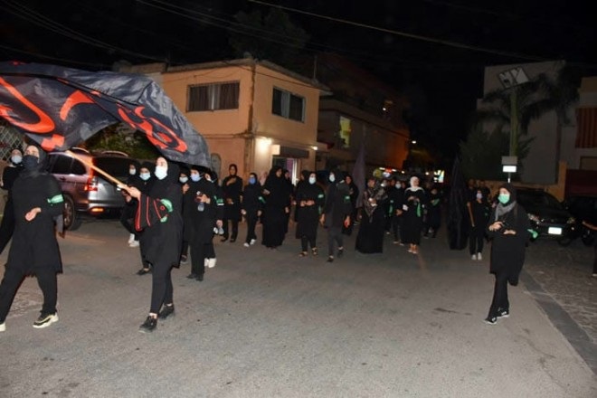 بالصور... مشاية الاربعين في منطقة دير قانون رأس العين بلبنان