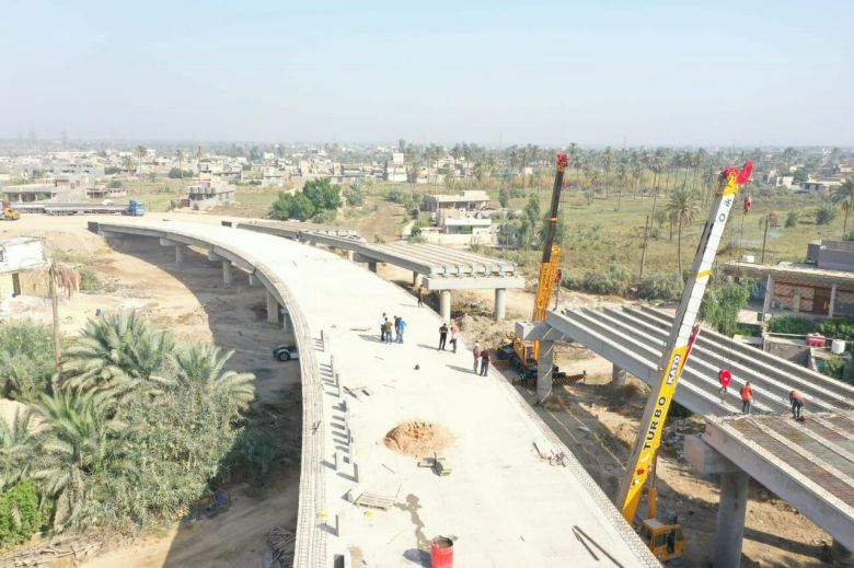 كربلاء المقدسة تستأنف العمل بمشروعيّ مجسر قضاء الهندية والطريق الرابط بالأنبار