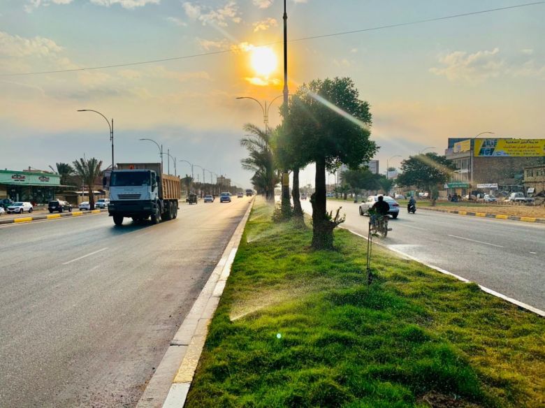 بلدية كربلاء: جهود متواصلة في إنارة وتشجير شوارع المحافظة