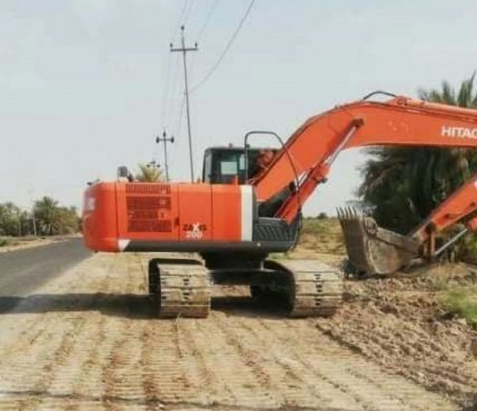 مراحل إنجاز متسارعة في مشروع الطريق الحولي بقضاء عين التمر في كربلاء