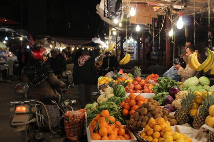 اسواق كربلاء في الوقت الحاضر.
