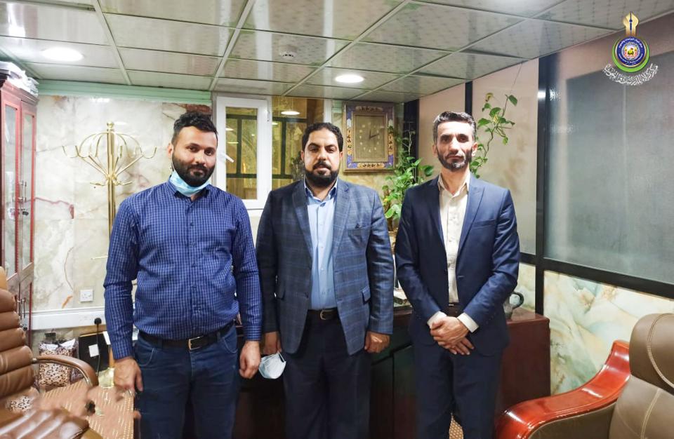 مركز كربلاء للدراسات والبحوث في ضيافة قسم الإعلام بالعتبة الحسينية المقدسة