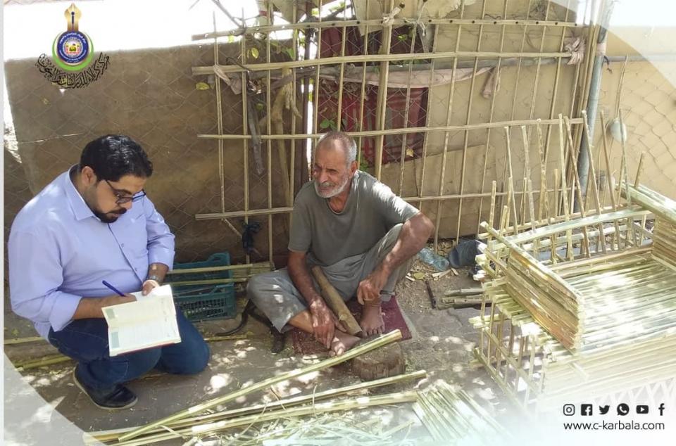 مركز كربلاء في زيارة ميدانية لسوق المصنوعات الخشبية الأثرية في المحافظة