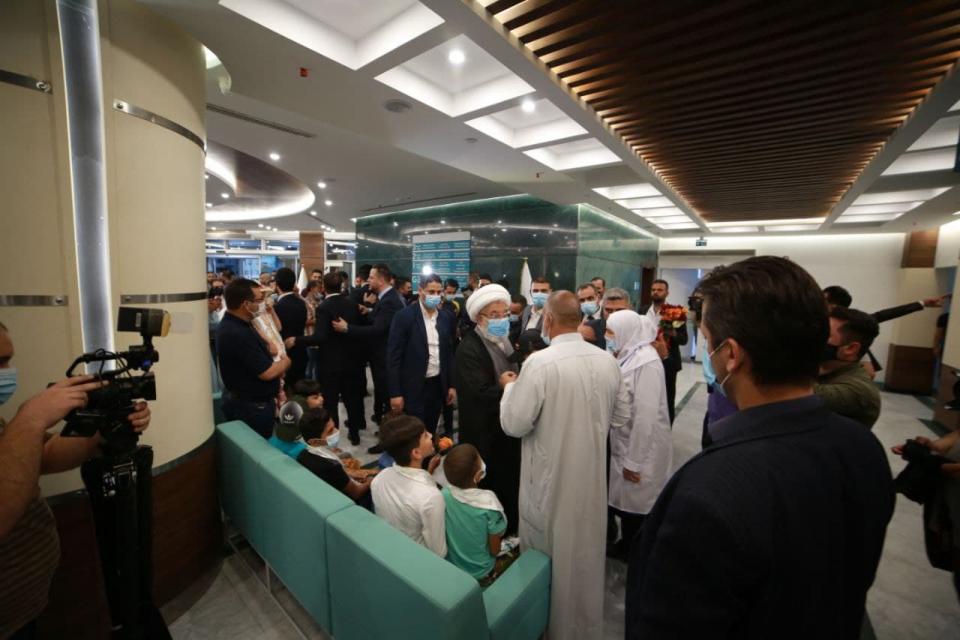 العتبة الحسينية المقدسة  تواصل عملها بتنفيذ مؤسسة وارث الدولية لمعالجة الأورام