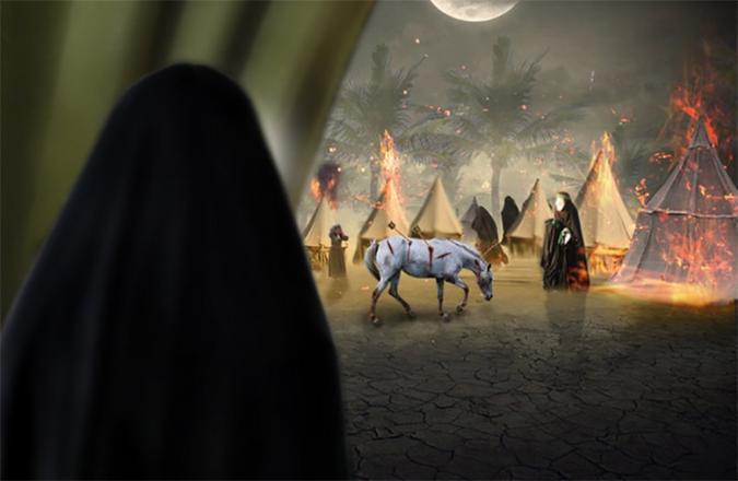 نهب الخيام ... و موقف العظيمة بنت علي " عليهما السلام " !