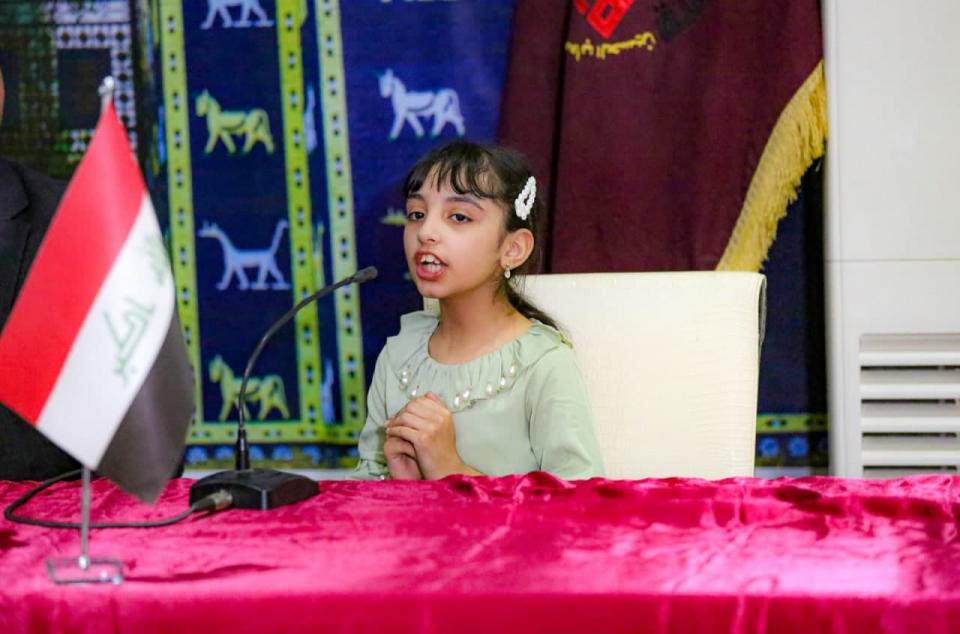 صورة || مشاركة مميزة للطفلة فاطمة الزهراء عن قصّة غريب باخمرا