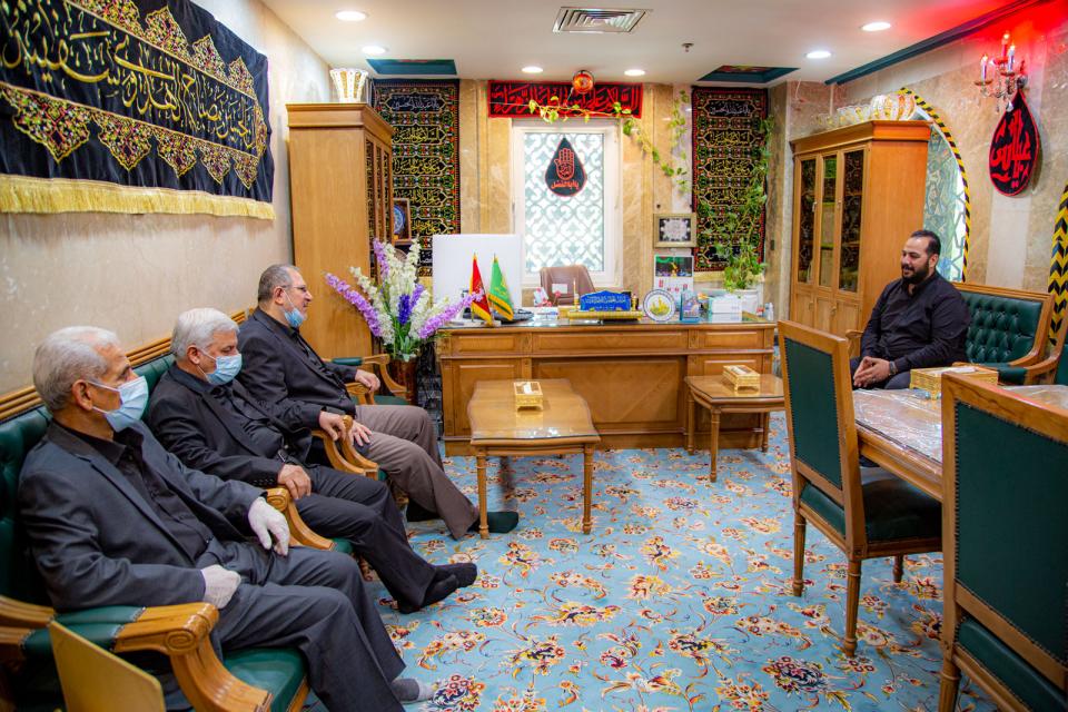 على خلفية نجاح المؤتمر الخامس لزيارة الأربعين... وفد مركز كربلاء يزور مضيف العتبة الحسينية المقدسة