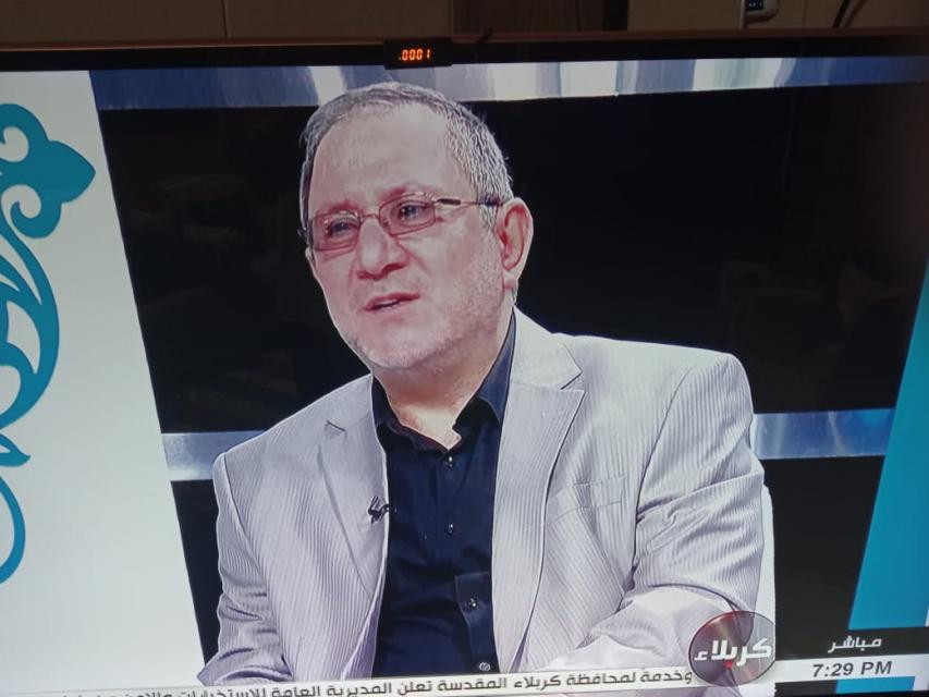 قناة كربلاء الفضائية في تغطية خاصة لنشاطات مركز كربلاء للدراسات والبحوث