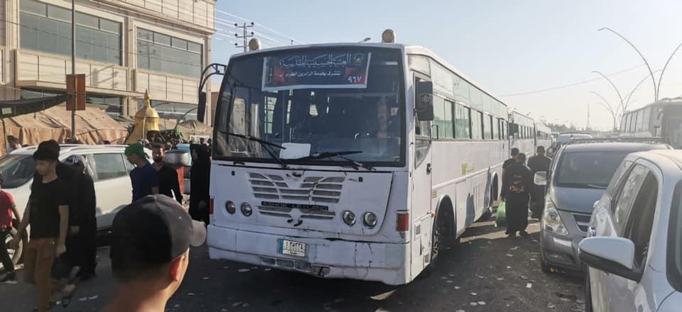 قسم الآليات يستنفر كافة امكانياته لخدمة الزائرين بعد نهاية الزيارة