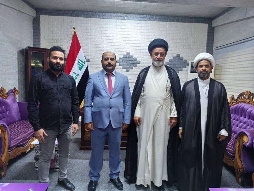 مركز كربلاء للدراسات والبحوث في ضيافة قائمقامية قضاء عين التمر