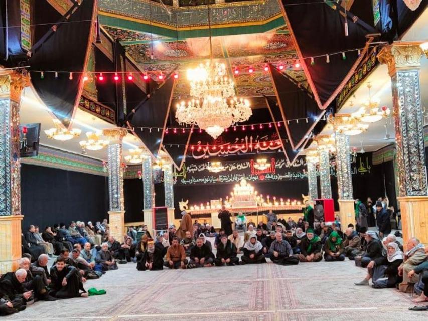 Karbala’s united mourning procession holds its first mourning activities in Mashhad