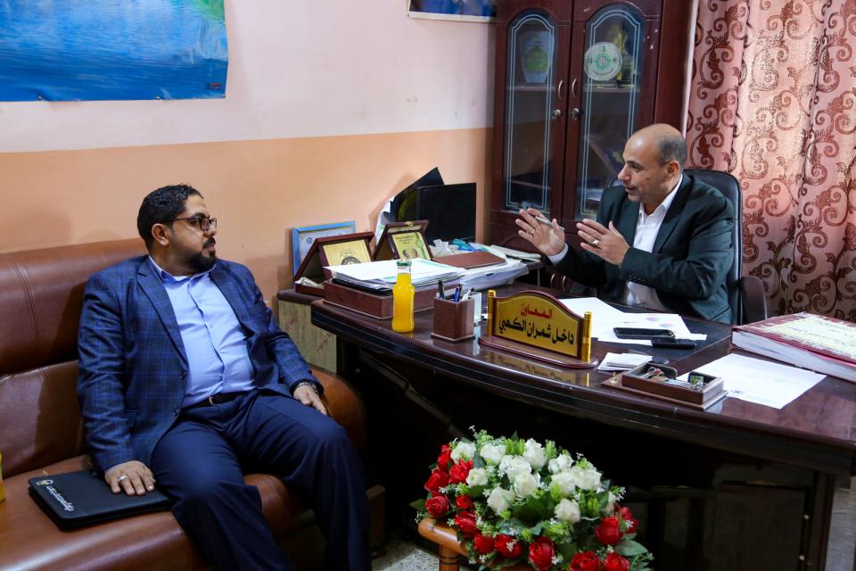 مركز كربلاء للدراسات والبحوث يزور مديرية شباب و رياضة كربلاء