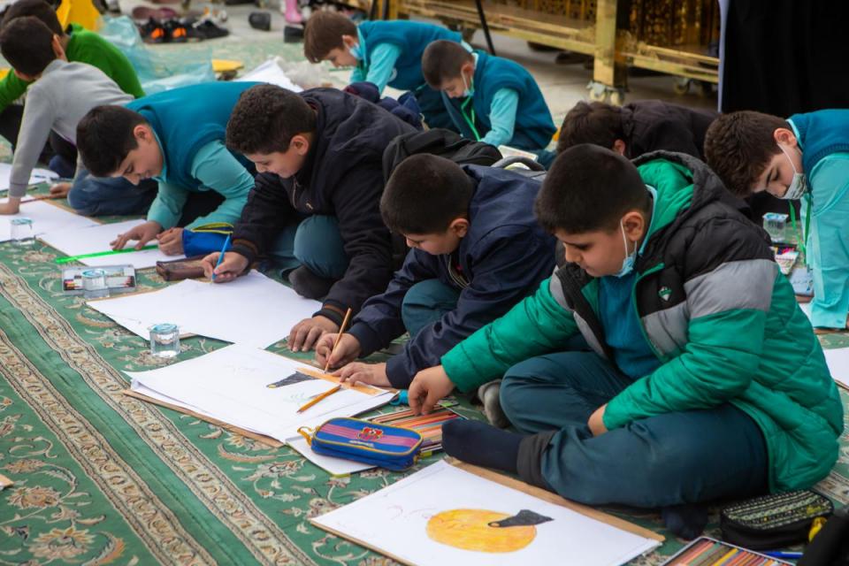 مرسم الأطفال .. يكشف مأساة السيدة الزهراء عليها السلام في كربلاء المقدسة