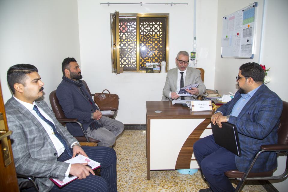 مركز ‏كربلاء للدراسات والبحوث في زيارة علمية إلى كلية العلوم الإسلامية في جامعة وارث الأنبياء
