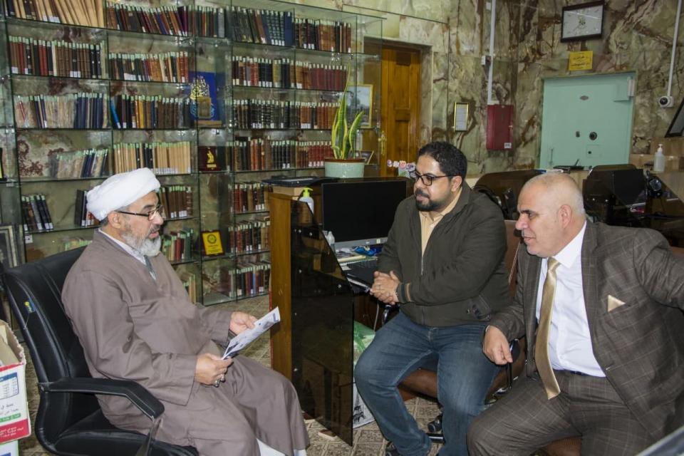 شعبة العلاقات العامة والاعلام في مركز كربلاء تجري جولة ميدانية لمدارس دينية متعددة