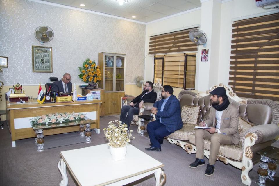 وفد مركز كربلاء للدراسات والبحوث يزور جامعة اهل البيت عليهم السلام