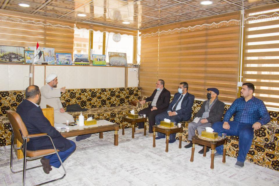 إدارة مركز كربلاء في زيارة رسمية لدار القران الكريم في العتبة الحسينية المقدسة