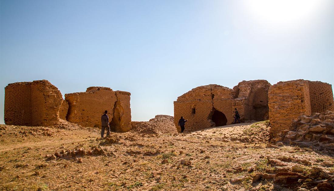 An archeological castle where Imam Hussain "A S" stayed on his way to Karbala