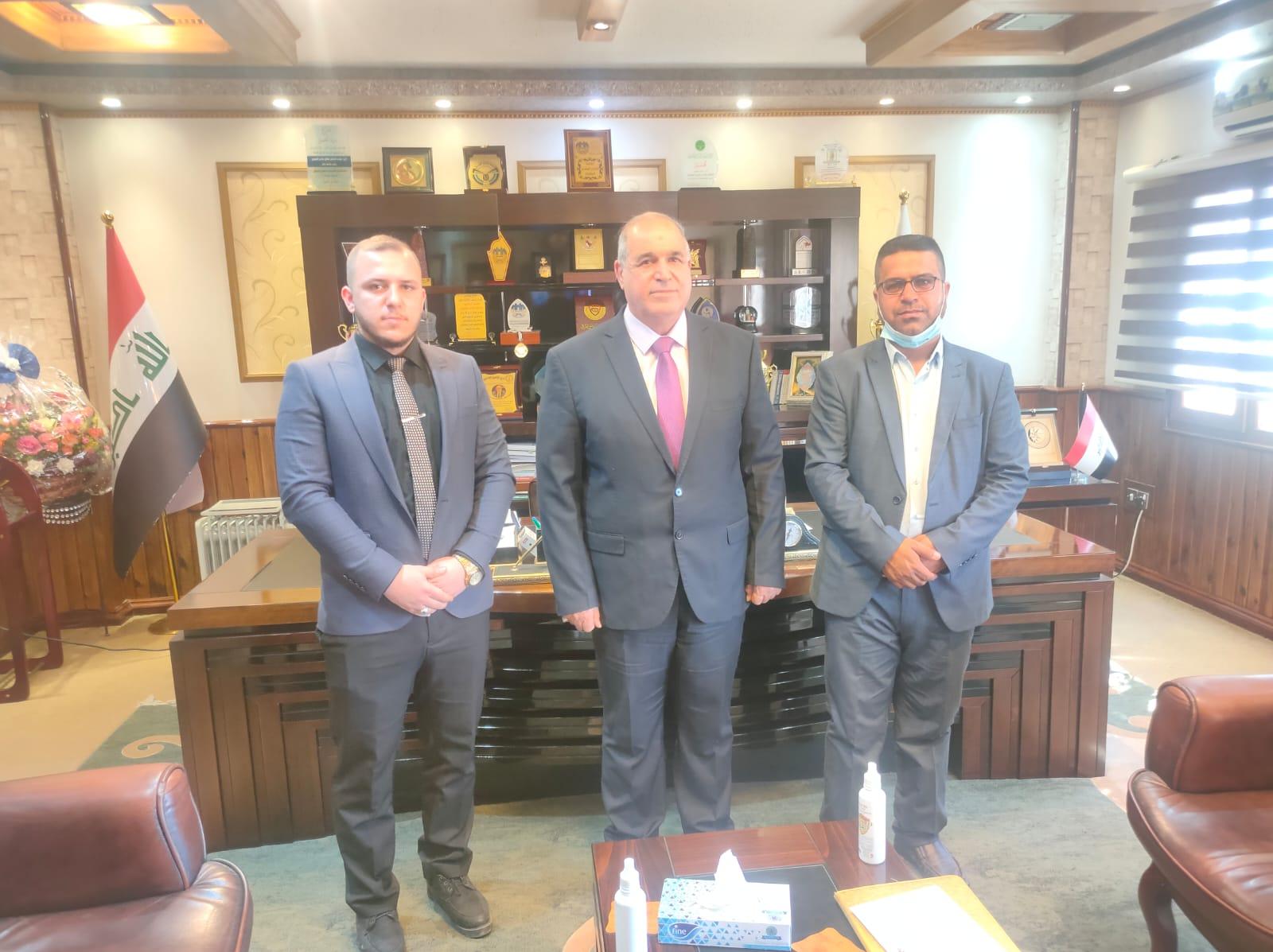 وفد مركز كربلاء للدراسات والبحوث في زيارة علمية الى جامعة بابل