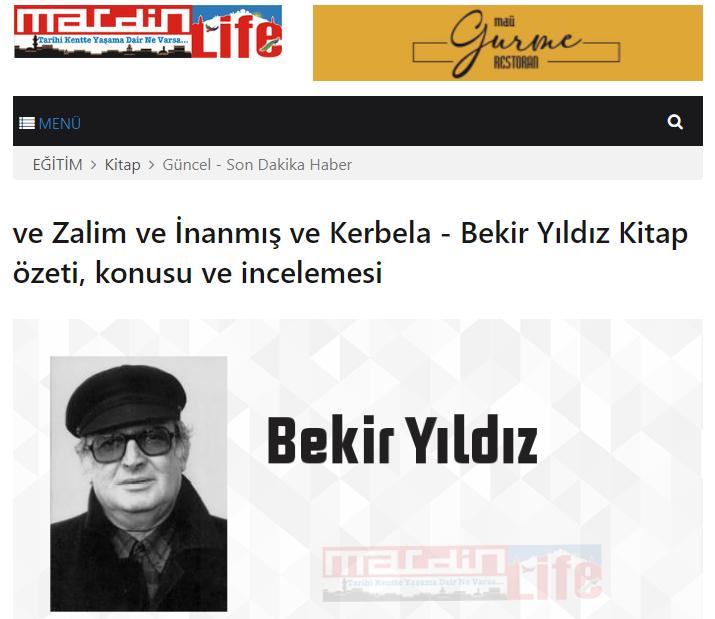 صحيفة تركية تنشر قراءة أدبية لأحد أشهر الكتب عن موقعة كربلاء